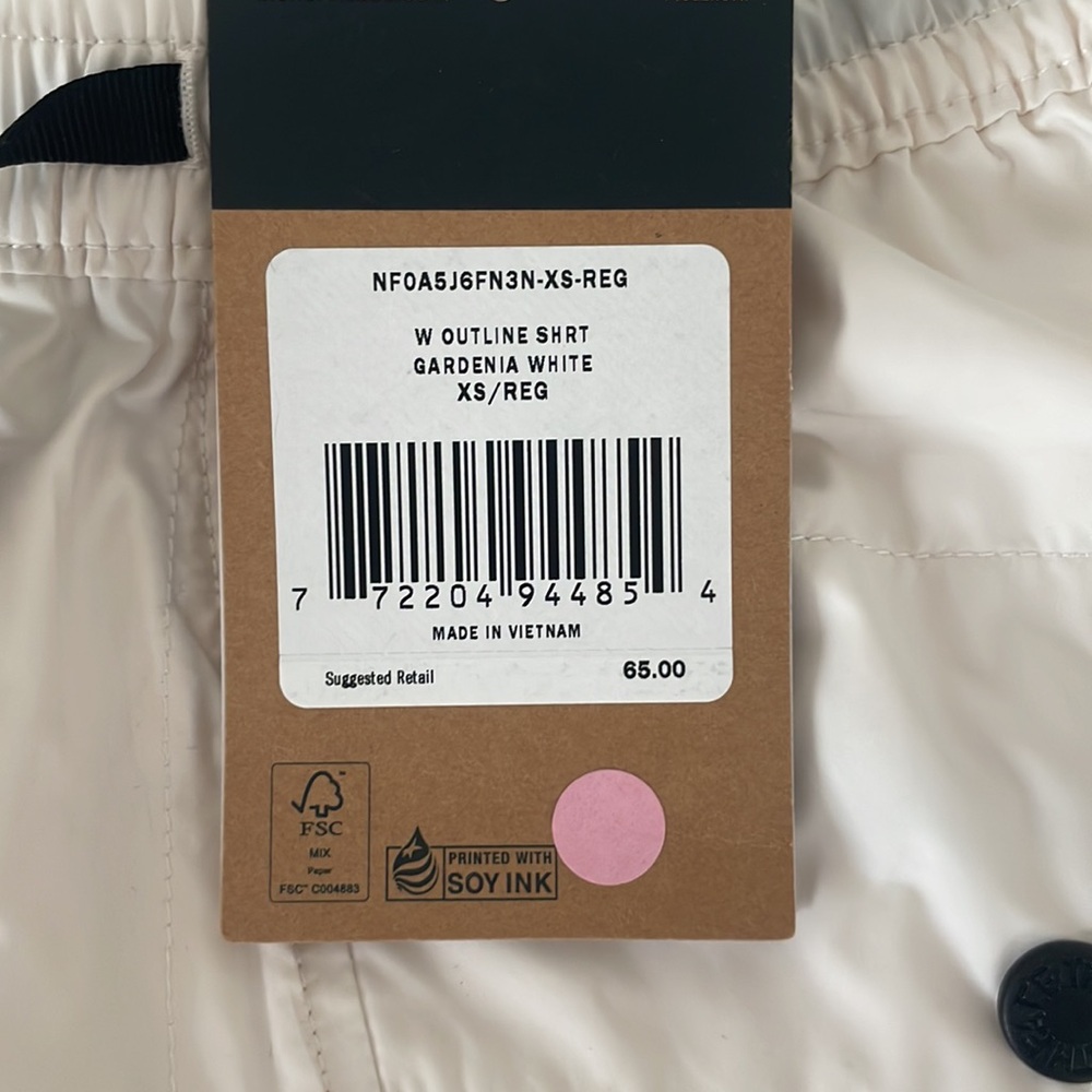 Ivory North Face pants Brandnew xs - Picture 3 of 4